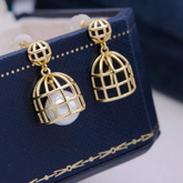 S925 Silver Pearl Earnail Earring Cage(without pearl)