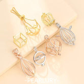 S925 silver pearl cage, mesh bag, sachet and other pendant DIY accessories to choose from