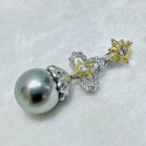 S925 sterling silver pendant universal buckle empty holder