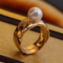 S925 pure silver luxury geometric diamond patterned ring with adjustable empty holder(without pearl)