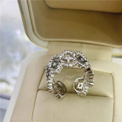 DIY Pearl Accessories Buchirati Double Color Electroplating Full Body S925 Pure Silver(without pearl)