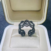 DIY Pearl Accessories Buchirati Double Color Electroplating Full Body S925 Pure Silver(without pearl)