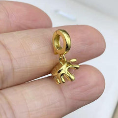 S925 silver pearl pendant accessories sterling silver concealer universal button cheese honeypot(without pearl)