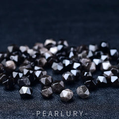 Obsidian Natural Crystal Beads Accessories For DIY