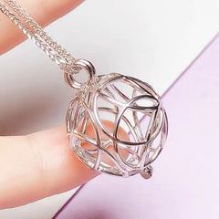 [A12] S925 Silver Suitable for pearls up to 16mm Cage DIY Accessories(Without Pearl)
