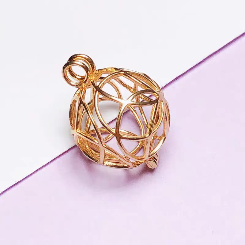 [A12] S925 Silver Suitable for pearls up to 16mm Cage DIY Accessories(Without Pearl)