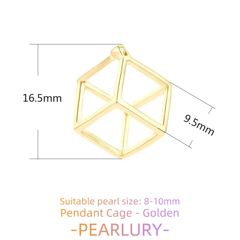 S925 silver pearl cage, mesh bag, sachet and other pendant DIY accessories to choose from