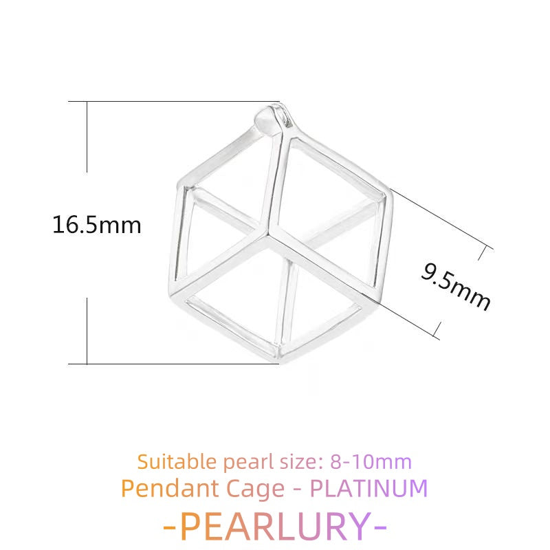S925 silver pearl cage, mesh bag, sachet and other pendant DIY accessories to choose from