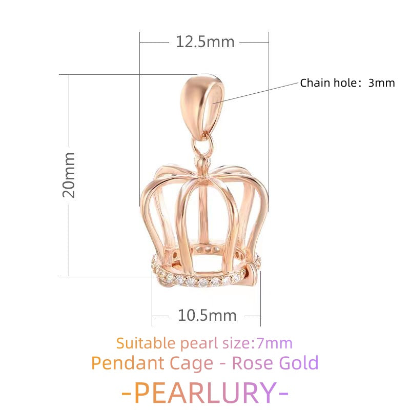 S925 silver pearl cage, mesh bag, sachet and other pendant DIY accessories to choose from