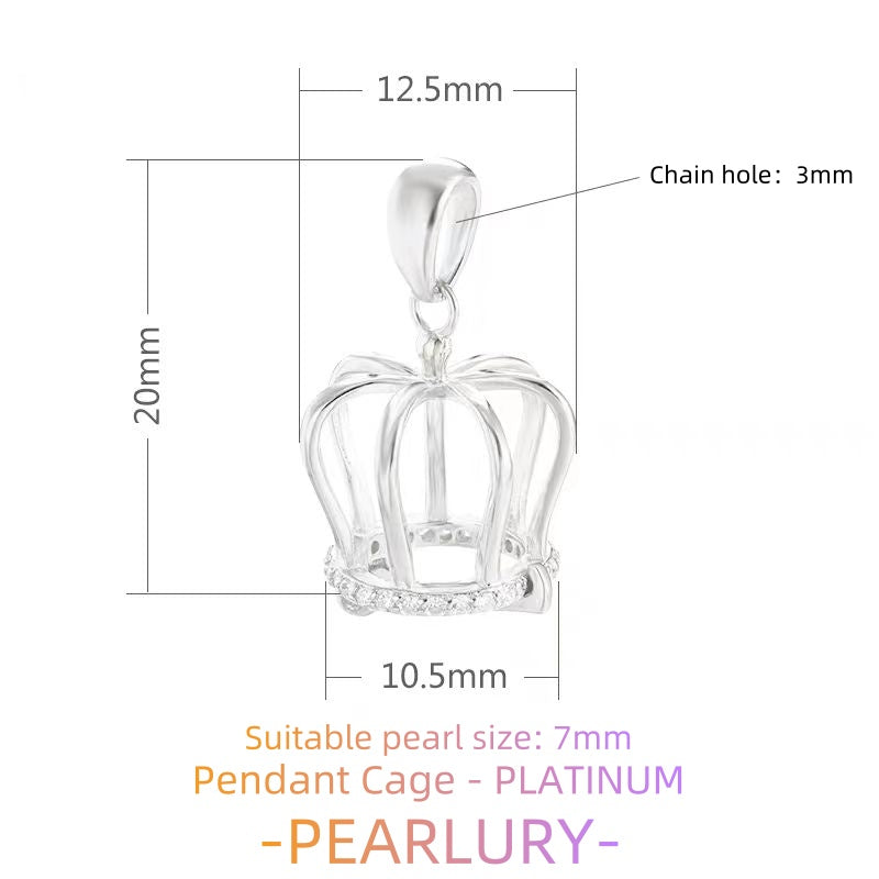 S925 silver pearl cage, mesh bag, sachet and other pendant DIY accessories to choose from