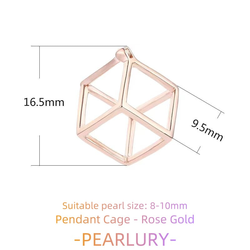 S925 silver pearl cage, mesh bag, sachet and other pendant DIY accessories to choose from