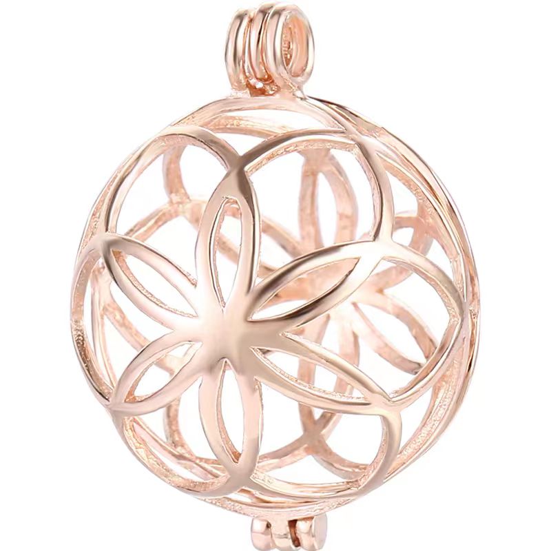 S925 silver pearl cage, mesh bag, sachet and other pendant DIY accessories to choose from