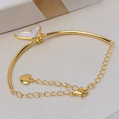 S925 Silver Fish Tail Shell Bracelet Bracelet Suitable for Pearl Sizes 5-8mm（without pearl）