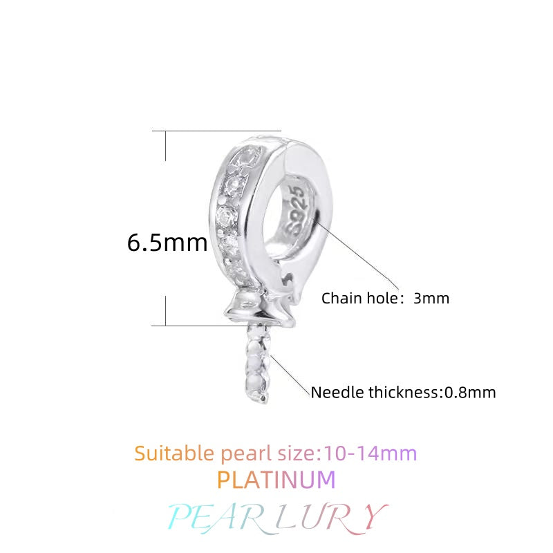 S925 sterling silver pearl necklace universal buckle DIY accessories（without pearl）