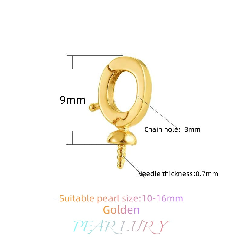 S925 sterling silver pearl necklace universal buckle DIY accessories（without pearl）