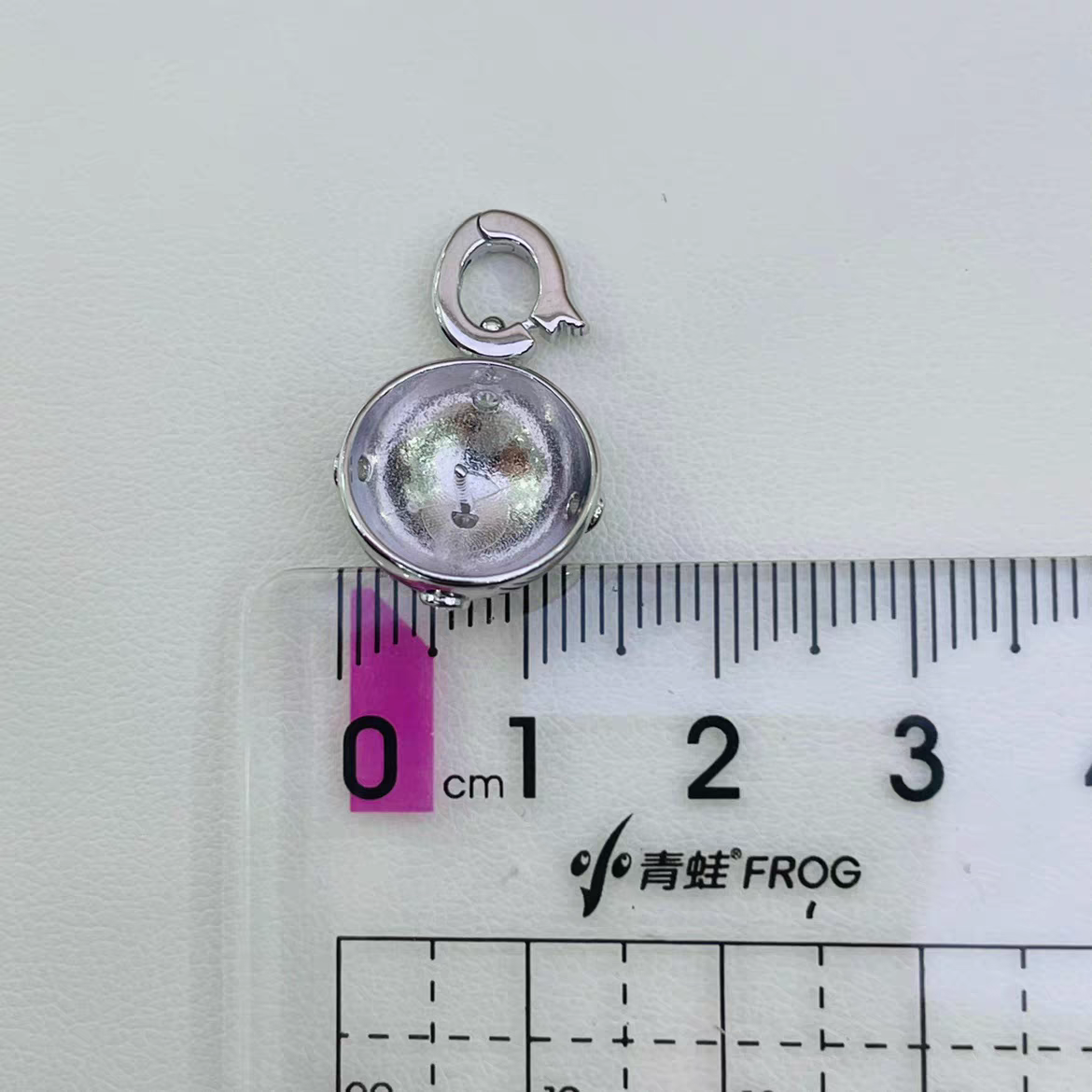 S925 silver universal buckle half wrapped pearl pendant accessory（without pearl）