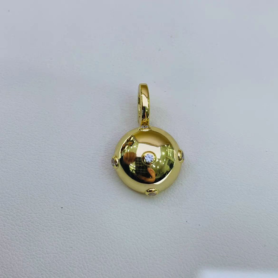 S925 silver universal buckle half wrapped pearl pendant accessory（without pearl）